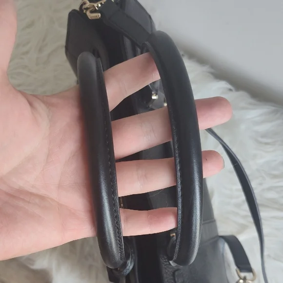 Michael Kors Black Satchel with Gold Hardware - Picture 9 of 13